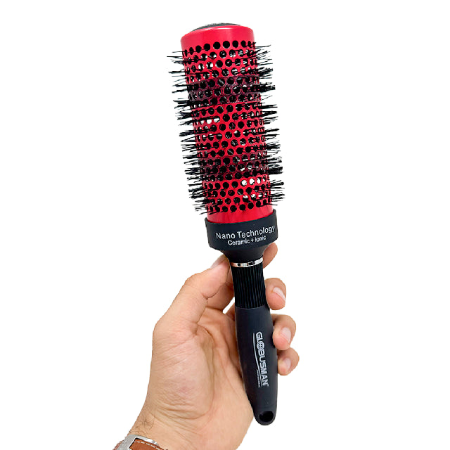 Cepillo Redondo GM Termico Rojo 2.5" T-143BK Emp 12