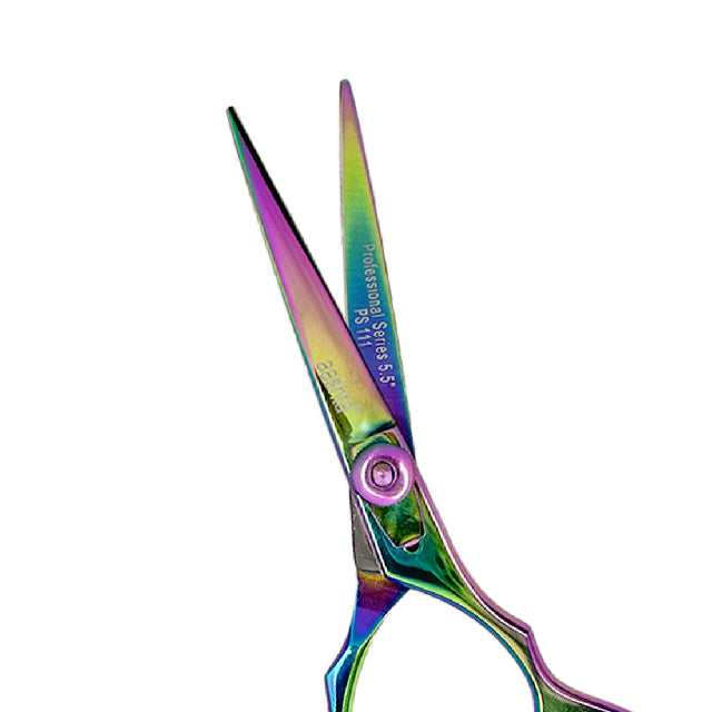 Tijera Aashta 5.5" Tornasol Titanio PS-111