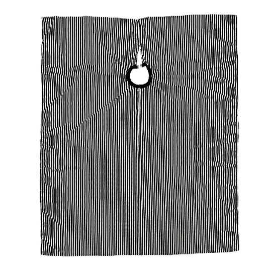 Capa Beauty B Premium Fondo Negro Rayas Blancas 152038