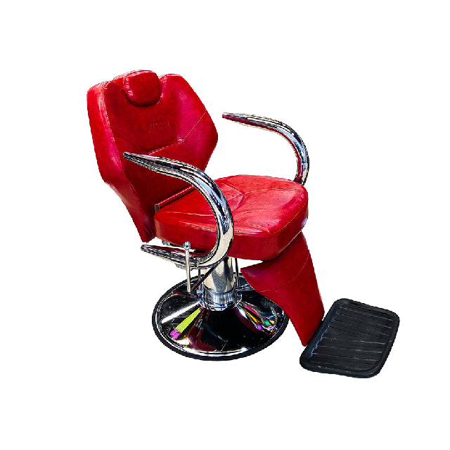 Silla Xiird Obsidiana Brazos Metal Rojo 152146 A