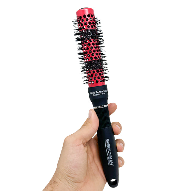 Cepillo Redondo GM Termico Rojo 1.5" T-125BK Emp 12