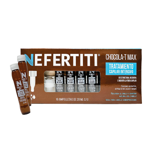 CAJA Ampolleta Nefertiti Chocolate 10pza