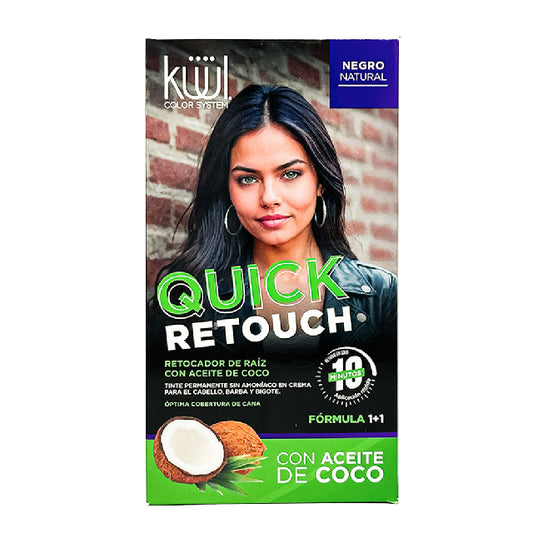 Tinte Kuul Quick Retouch Negro Natural 10 Minutos