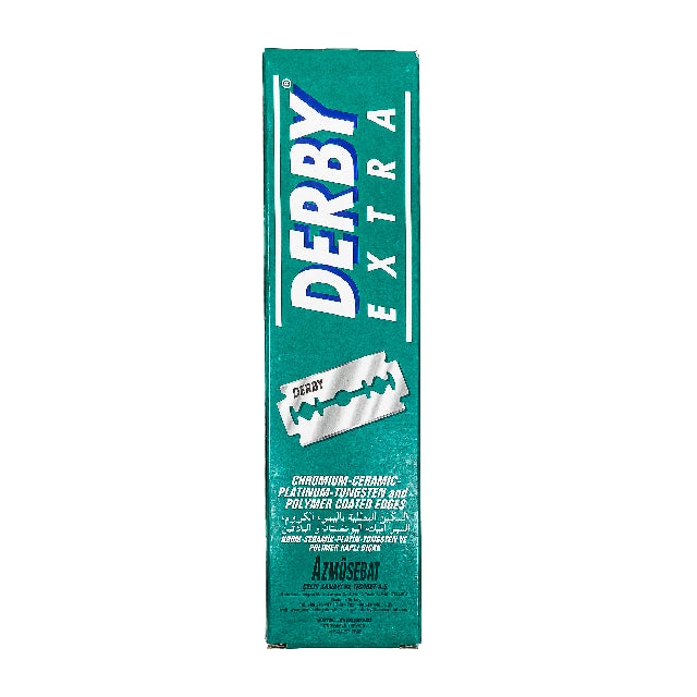 Navaja Derby Doble Verde Extra 100Pza