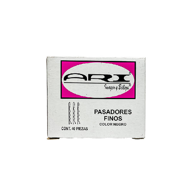 Pasador Ari Negro Caja 40Pza Emp 12