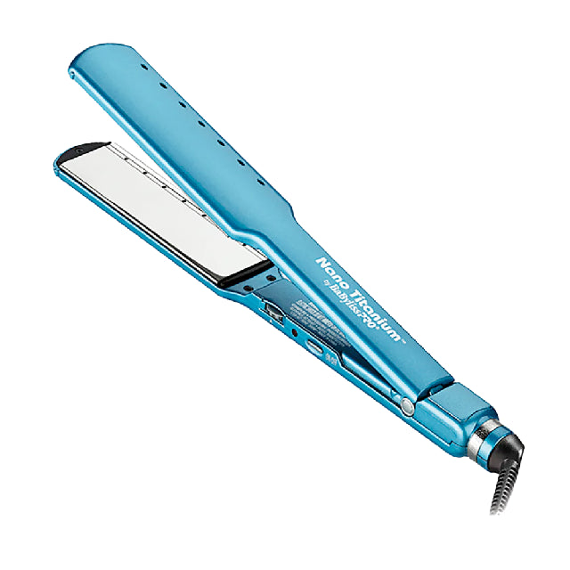 Plancha Babyliss Azul Nanotitanio Seco Mojado 1 1/2 Pul Bnt5073tes