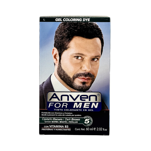 Tinte Anven For Men Castaño Obscuro 60Ml