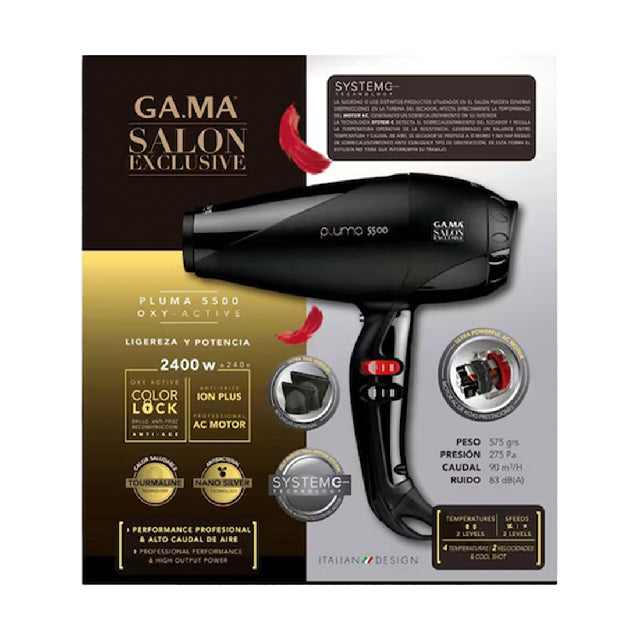 Secadora Gama Pluma 5500 Oxy Active 2100W