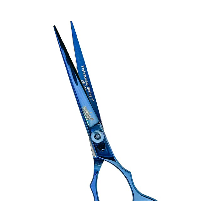 Tijera Aashta 7" Titanio Azul Ps-248