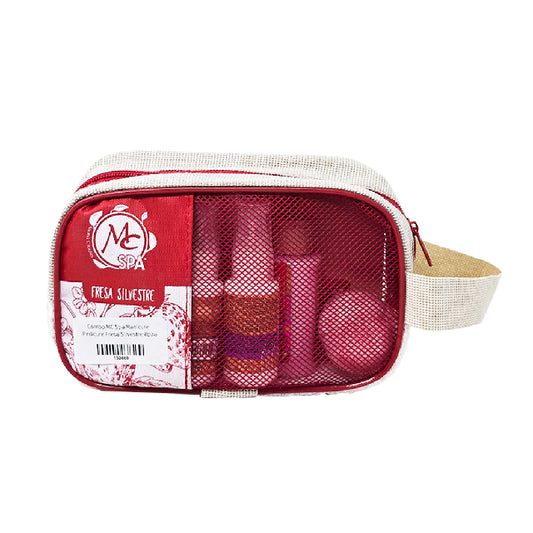 Combo Mc Spa Manicure Pedicure Fresa Silvestre 8Pza