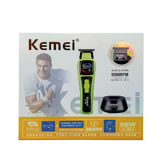 Trimmer Kemei Verde Km-1863