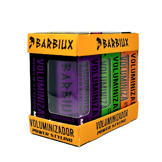 Combo Polvo Voluminizador Barbiux 3 Pza
