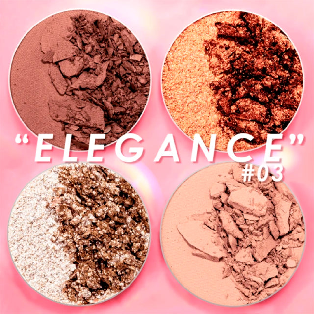 Sombras Pink Up Cuarteto Intensity Glam 03 Elegance