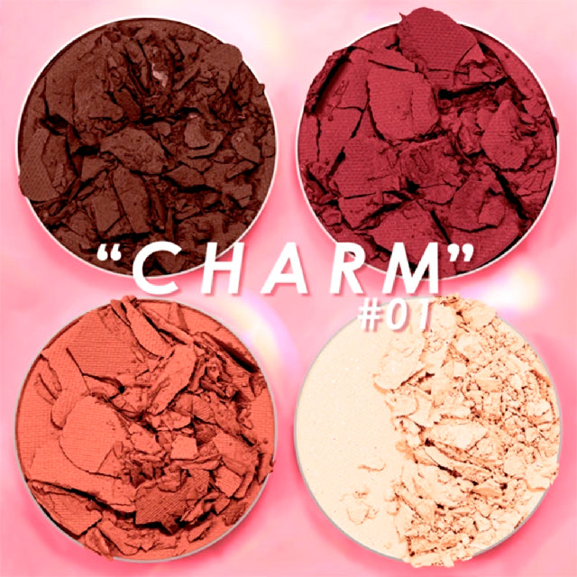 Sombras Pink Up Cuarteto Intensity Glam 01 Charm