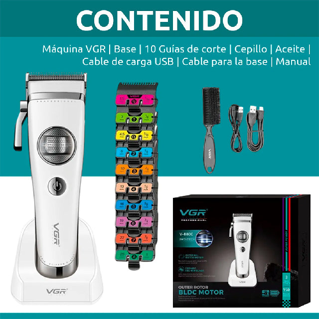Clipper Vgr Rotatech Blanca V-880C Emp 20