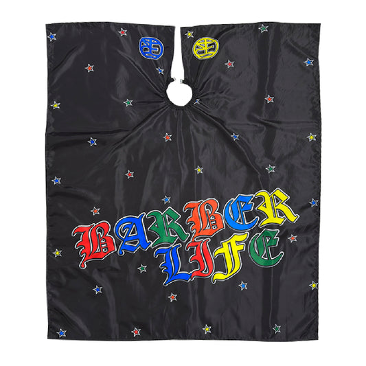 Capa Beauty B Premium Trento Barber Life Estrellas 153762