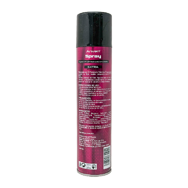 Spray Peinado Anven 500Ml 1Pza Emp 12