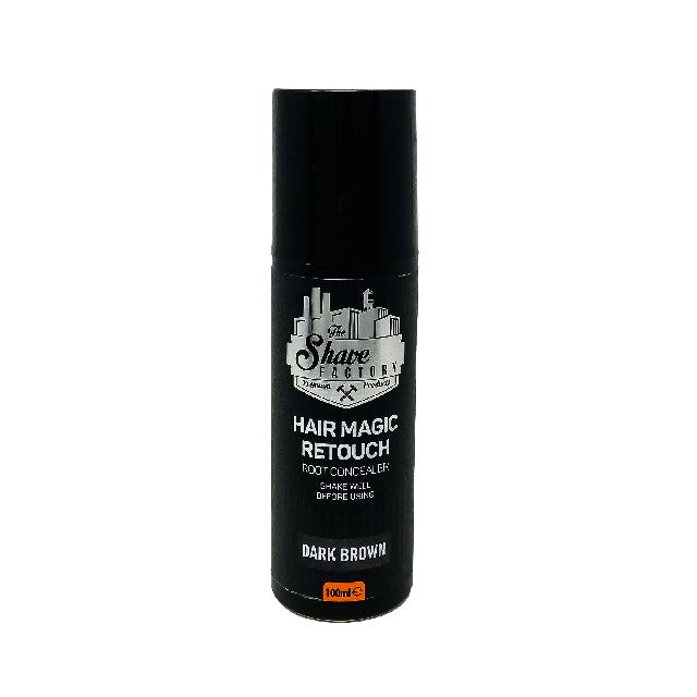 Retocador Temporal Shave Factory Spray Dark Brown 100Ml