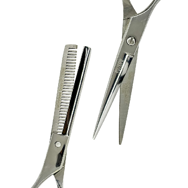 Combo Tijeras Aashta 6" Zurdo Plata Picbsk-77