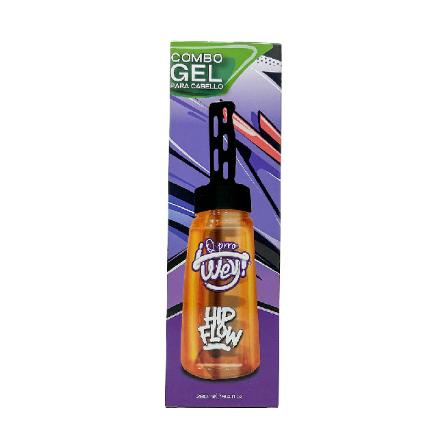 Combo Q Prro Wey Gel Peine Hip Flow 280Ml Emp 60Pza