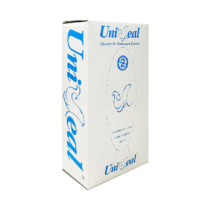 Caja Guante Uniseal Nitrilo Azul Mediano 100 Pza