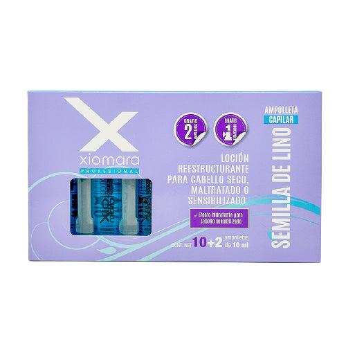 Caja Ampolleta Xiomara Semilla Lino 12Pza