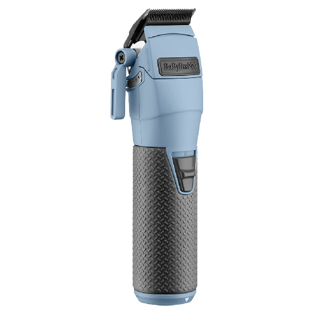 Combo Babyliss Fx One Clipper Trimmer Y Cargador Con 2 Pilas Azul
