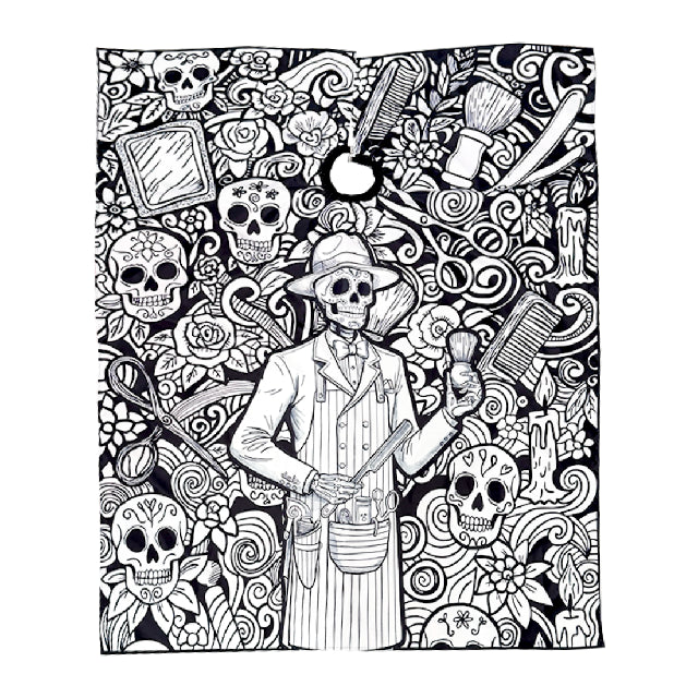 Capa Beauty B Premium Barbero Calavera 153695