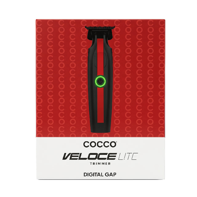 Trimmer COCCO Veloce Lite Negro Rojo