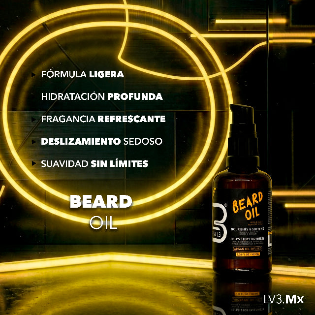 L3VEL3 BEARD OIL 100ML