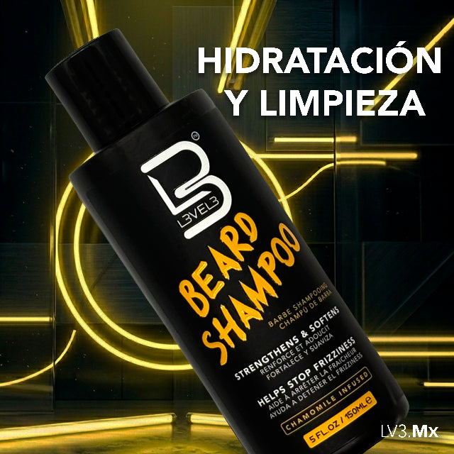 L3VEL3 BEARD SHAMPOO 150ML