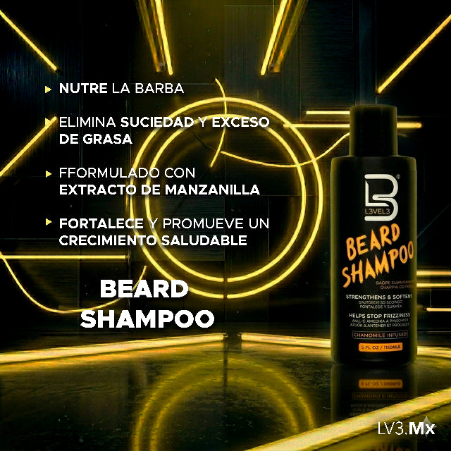 L3VEL3 BEARD SHAMPOO 150ML
