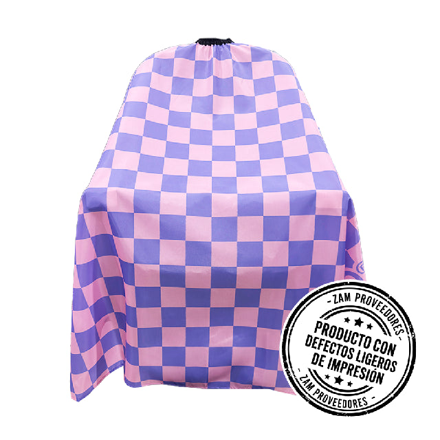 Capa DEFECTO Beauty B Premium Cuadros Rosa y Morado 153810