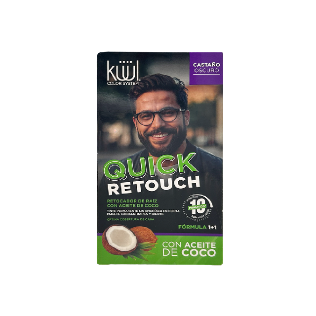 Tinte Kuul Quick Retouch Castaño Oscuro 10 Minutos