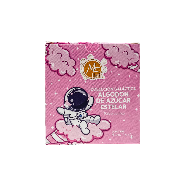 Acrilicos Mc Nails Coleccion Algodon De Azucar Estelar 4Pza Mcca068