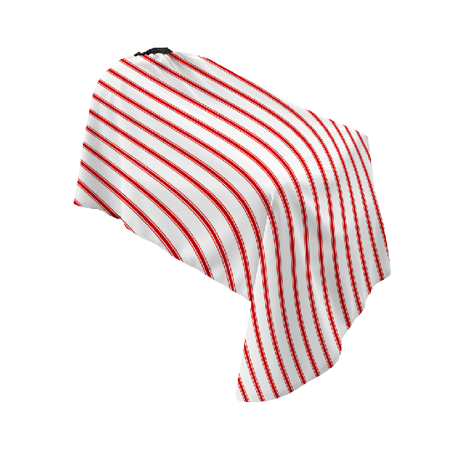 Capa Beauty B Premium Fondo Blanco Rayas Rojas 153936