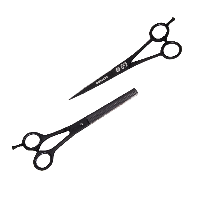 Combo Tijeras Astoria Negro 7" 170-220-7