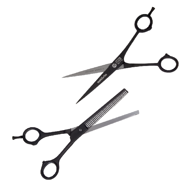 Combo Tijeras Astoria Negro 7" 170-220-7