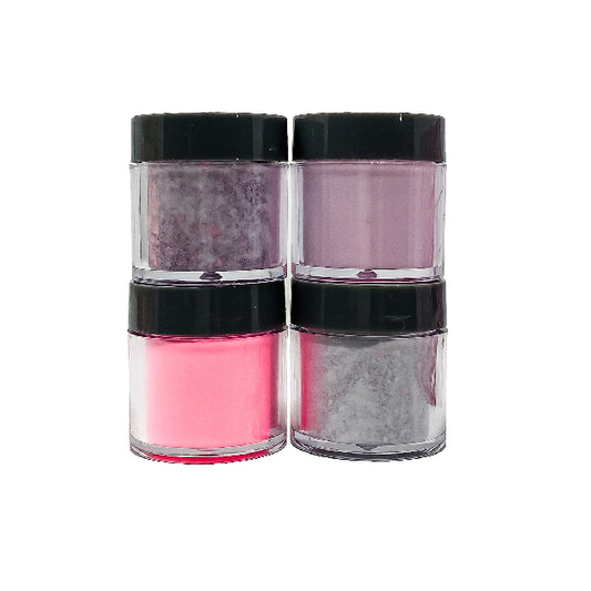 Acrilicos MC Nails Coleccion ALGODON DE AZUCAR ESTELAR 4pza MCCA068