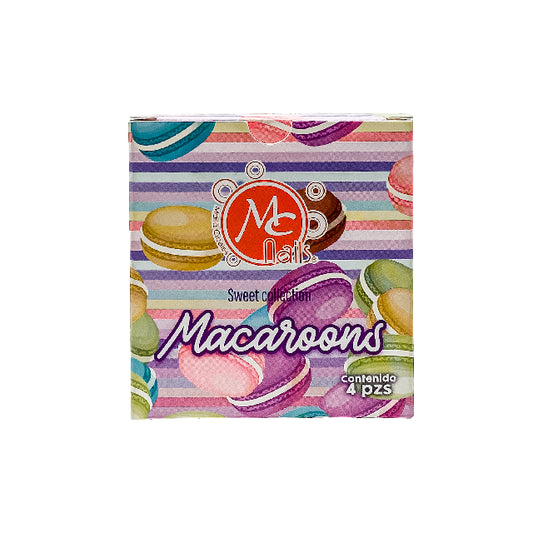 Acrilicos MC Nails Coleccion MACAROONS 4pza MCCA053