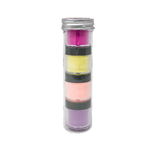 Acrilicos MC Nails Coleccion RADIANT FIUSHA 4pza MCCA032