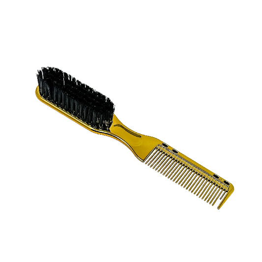 Cepillo Arrastre y Peine Lobo Plastico Dorado 1872-00