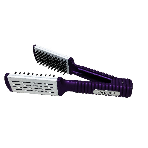 Cepillo Alaciador Tenaza Morado Splash 1601-MO