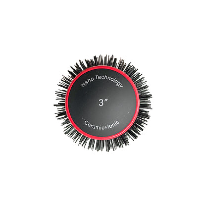 Cepillo Redondo GM Termico Rojo 3" T-153BK Emp 12