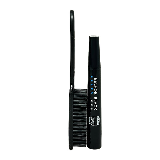 Combo Plumon Beard Pencil Filler Black y Cepillo Eelhoe