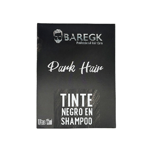 Caja Tinte Negro Baregk Dark Hair Shampoo 10pza Emp 64