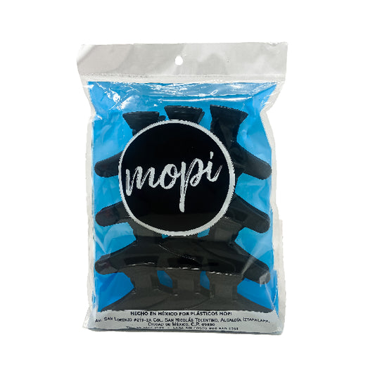 Pinza Mariposa Mopi Negra 12pza Emp 12