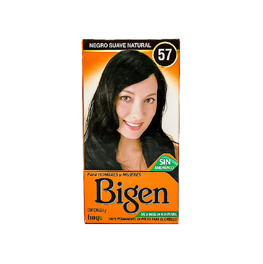 Tinte Bigen Polvo 57 Negro Suave Natural