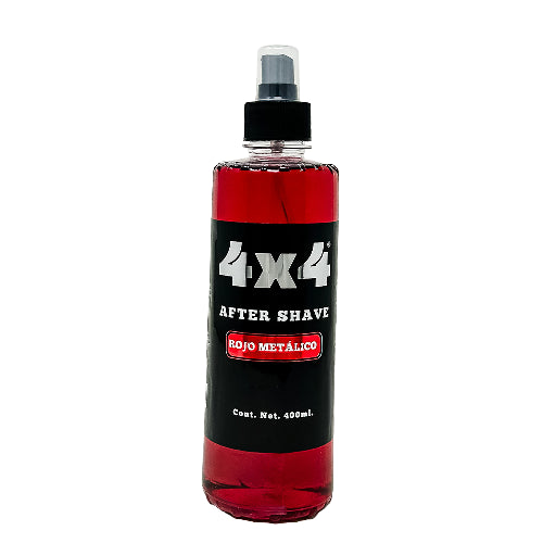 After Shave 4x4 Rojo Metalico 400ml Emp 12