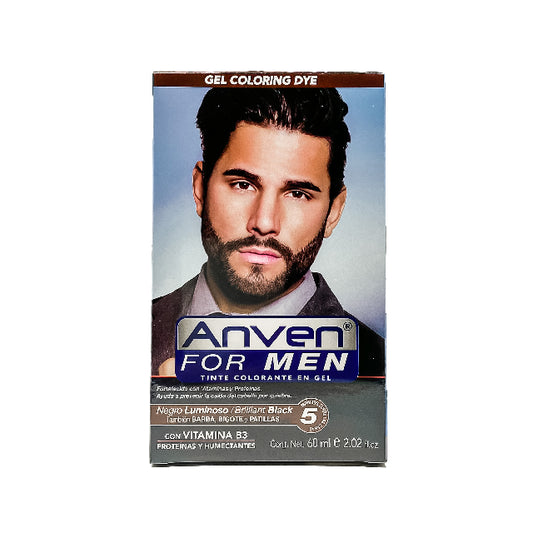 Tinte Anven For Men Negro Luminoso 60ml